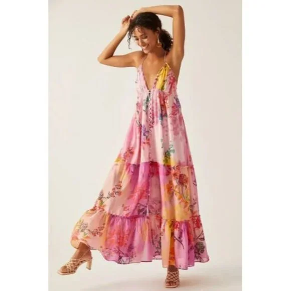 Anthropologie | Dresses | Anthropologie Alissa Tiered Maxi Pink Dress Size S New 23 | Poshmark Anthropologie | Dresses | Anthropologie Alissa Tiered Maxi Pink Dress Size S New 23 | Poshmark